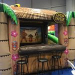 inflatable tiki bar